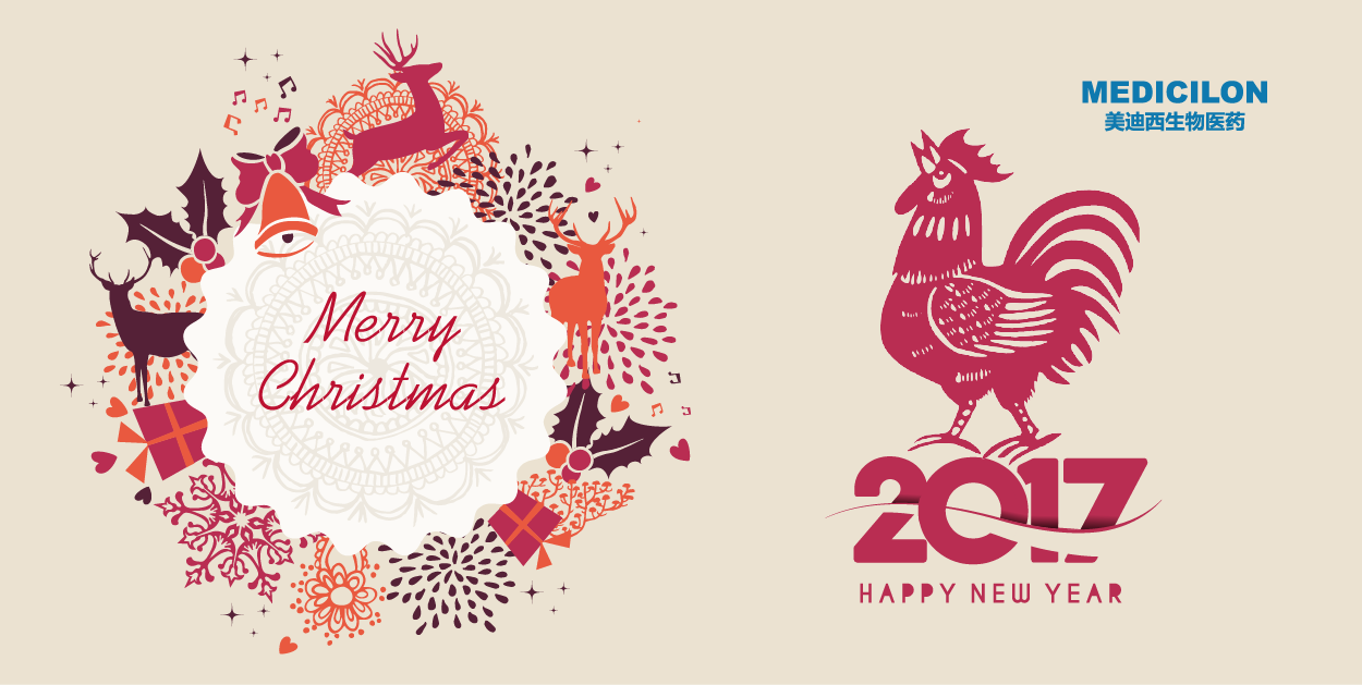 BG大游生物医药祝您和您的家人圣诞、元旦快乐!