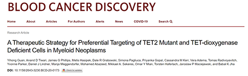 研究者形貌了一种新型靶向抗癌药物，，，，，，，这种药物可能会有用地治疗某些常见的白血病。。。